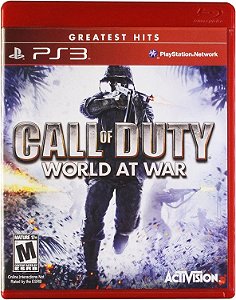 call of duty world at war ps3 semi novo