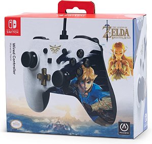 Controle power a iconic zelda breath nintendo switch