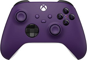 Controle xbox astral purple semi novo