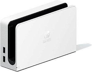 Doc nintendo switch oled branco semi nova