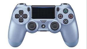 Dualshock 4 azul metálico semi-novo