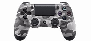 dualshock 4 cinza camuflado semi novo