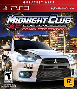 Midnight Clube LA Complete Edition GH PS3 semi novo