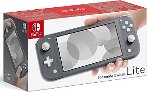 Nintendo Switch Lite Gray semi novo desbloqueado