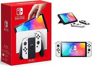 Nintendo switch oled branco desbloqueado