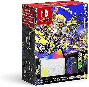 nintendo switch oled splatoon desbloqueado