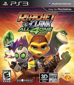 ratchet e clank: all 4 one ps3 semi novo