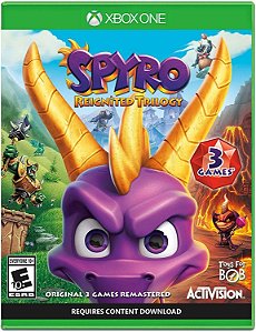 Spyro Reignited Trilogy xbox one semi novo