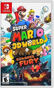 super mario 3d world bowser fury nintendo switch semi novo