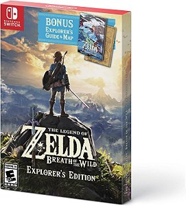 The Legend of Zelda Breath of the Wild Explorers Edition Nintendo Switch semi novo