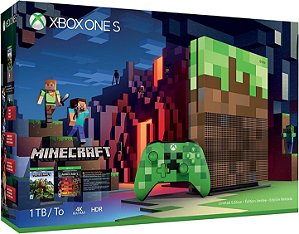 xbox one s edição minecfrat