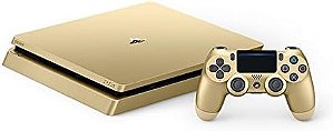 playstation 4 slim gold semi novo