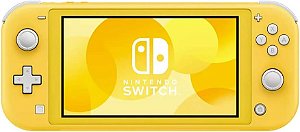 Nintendo Switch Lite Yellow desbloqueado semi novo