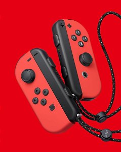 Joy con vermelho semi novo