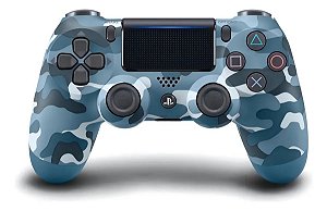 Dualshock 4 camuflage azul semi novo