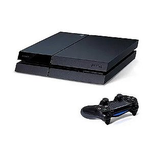 Playstation 4 fat 500gb semi novo desbloqueado sem leitor