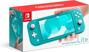 Nintendo switch lite azul turquesa desbloqueado semi novo