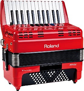 Roland FR-1x Red - R$ 14.249,05 Em até 12X Sem Juros  - Acordeon Elétrico