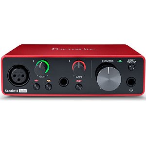 Focusrite Scarlett Solo (3ª geração) Interface de áudio USB