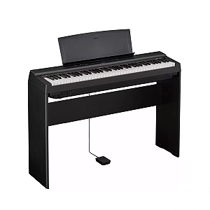 Kit Piano Digital Yamaha P121 p-121 73 teclas com Suporte L-121