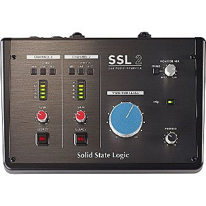 Interface de áudio Solid State Logic SSL 2 USB C - 2-In / 2-Out