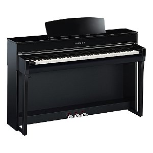 Piano Digital Yamaha Clavinova CLP-745 Preto Polido 88 Teclas com Banco