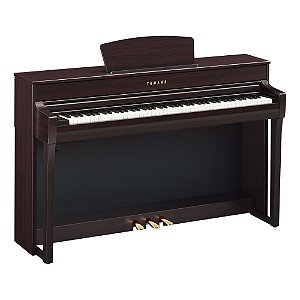 Piano Digital Yamaha Clavinova CLP-735 Dark Rosewood 88 Teclas com Banco