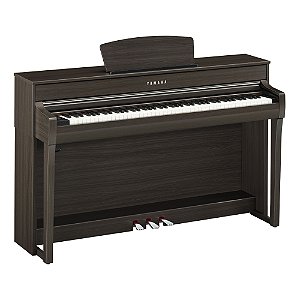 Piano Digital Yamaha Clavinova CLP-735 Dark Walnut 88 Teclas com Banco