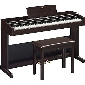 Piano Digital Yamaha YDP-105 Arius Rosewood 88 Teclas com Banco