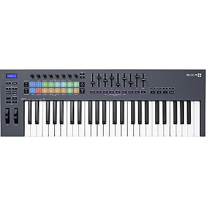 Teclado Controlador Novation FLkey com 49 Teclas Midi Usb para FL Studio