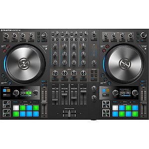 Controlador DJ Native Instruments Traktor Kontrol S4 MK3 com 4 canais