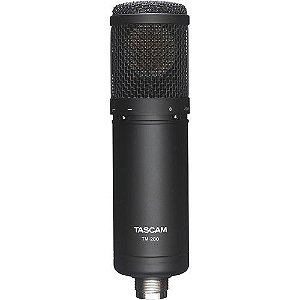 Microfone condensador TASCAM TM-280 diafragma grande cardioide