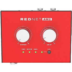 Interface para fones de ouvido DANTE Focusrite RedNet AM2