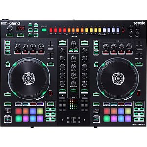 Controlador de DJ Roland DJ-505 dj 505 de 2 canais e 4 decks