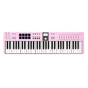 Teclado Controlador Midi USB 61 Teclas Arturia Keylab Essential MK3 Rose Quartz