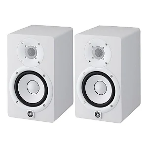 Yamaha HS8 PAR Branco Monitor de Referência para Estúdio 120w RMS