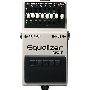 Pedal equalizador gráfico BOSS GE-7 de 7 bandas Seminovo