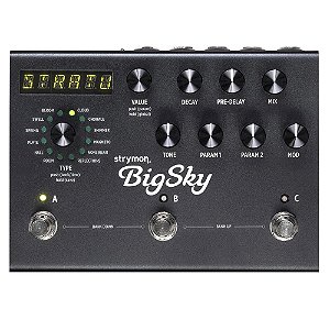 Pedal Strymon Bigsky Multidimensional Reverb Midnight Edição Limitada