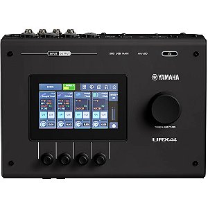 Interface de áudio USB-C Yamaha URX44 6x4 preta