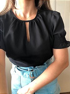Blusa Manga Lastex
