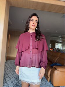 Blusa Capa Gola Padre