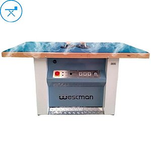 Mesa de Passar com Aquecimento, Sucção, Vaporizante com Caldeira 20L - Westman