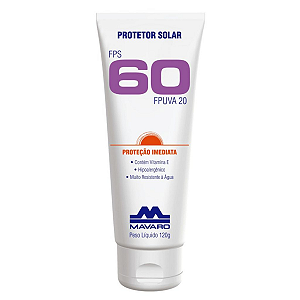 Creme Protetor Solar FPS-60 Bisnaga 120gr