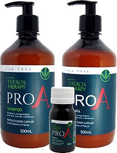 Kit Pro A Theros Therapy Antiqueda Crescimento Vitaminas A B5 500ml