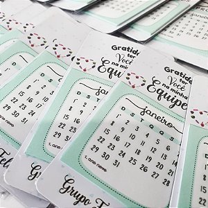 Mini Calendário Imã 2024 (20 unidades)