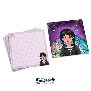 Bloquinho de Anotações Destacável - Cute Wandinha