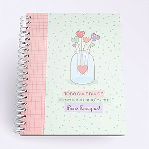 Caderno / Agenda Coração - Sem Data
