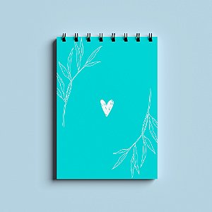 Bloco de Anotações A6 Folhas Minimalista