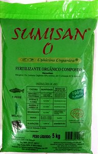 Sumisan Nº 0 - Pó de Carvão Enriquecido para Plantio - Fertilizante Orgânico - 5Kg