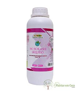 Bio Bokashi Líquido - E.M. - Fertilizante Orgânico - 1 litro
